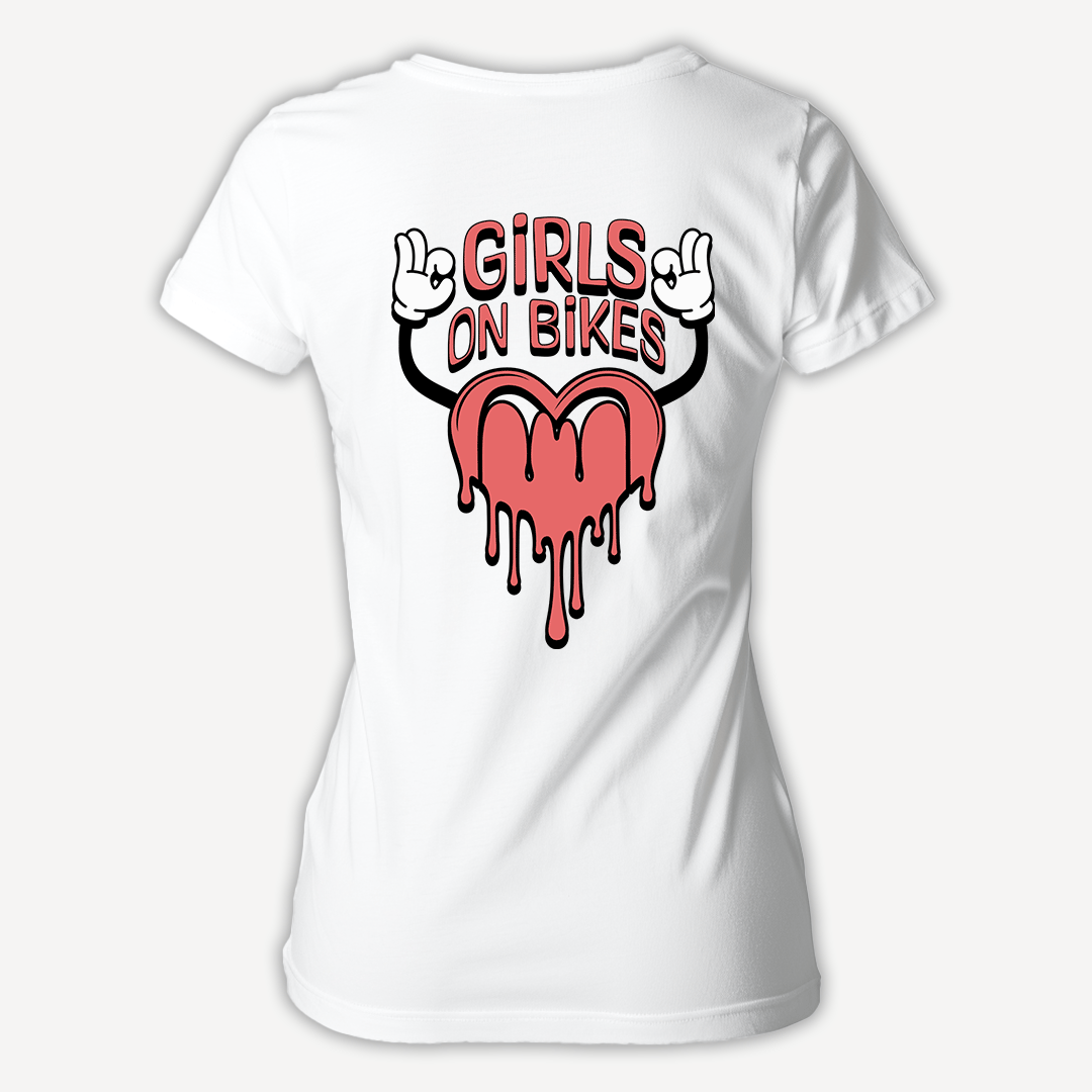 BIKERINA GIRLS ON BIKES HERZ REGULAR SHIRT