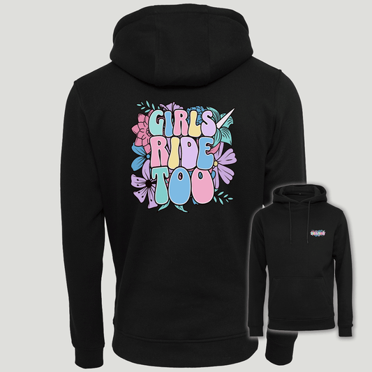 GIRLS RIDE TOO HOODIE