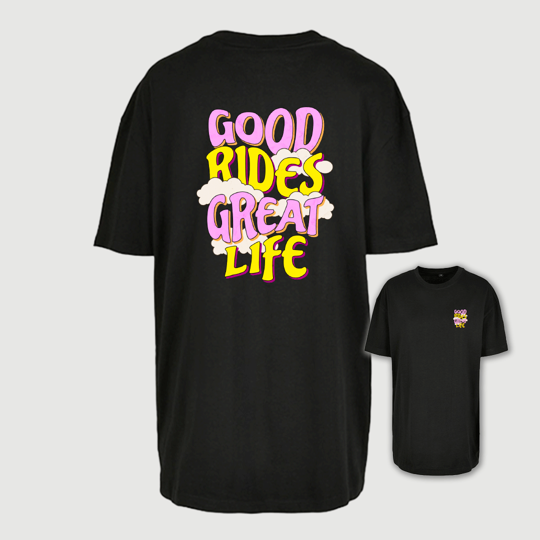 GOOD RIDES GREAT LIFE OVERSIZE SHIRT