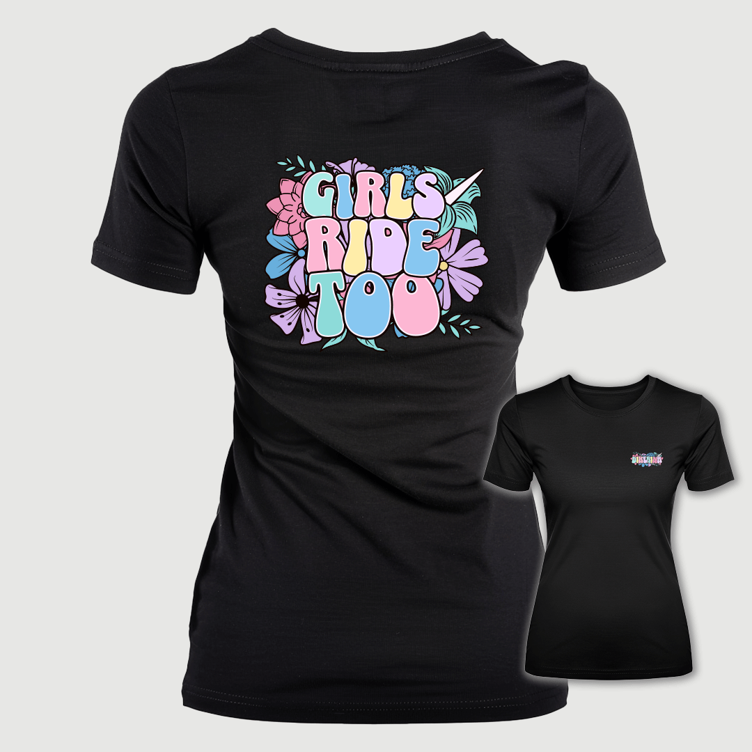 GIRLS RIDE TOO REGULAR SHIRT